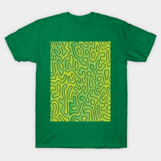 Seamless Turing Pattern Abstract Frog T-Shirt